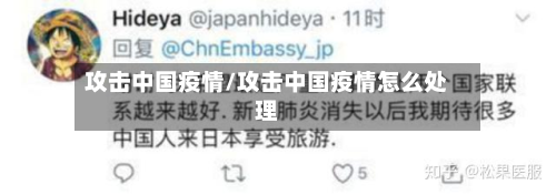攻击中国疫情/攻击中国疫情怎么处理-第3张图片