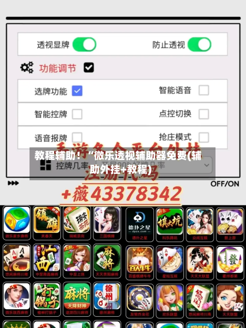教程辅助！“微乐透视辅助器免费(辅助外挂+教程)