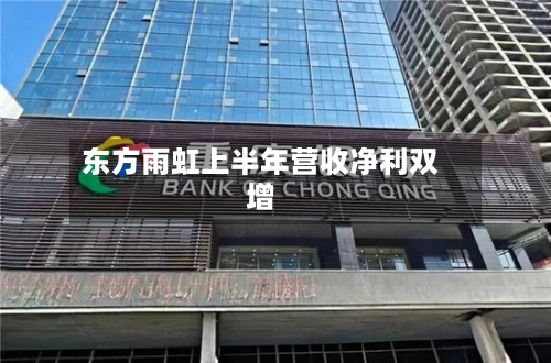 东方雨虹上半年营收净利双增