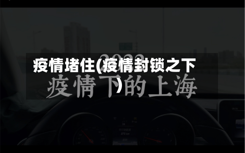 疫情堵住(疫情封锁之下)-第1张图片