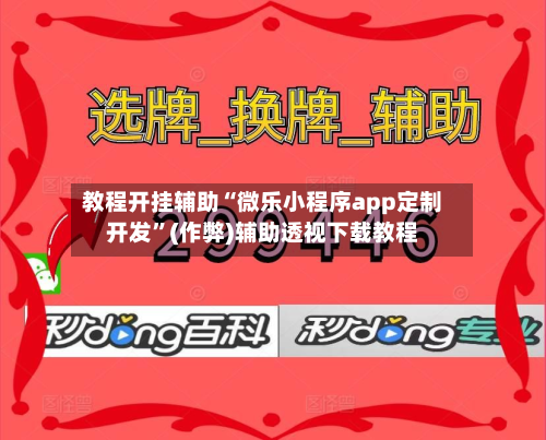 教程开挂辅助“微乐小程序app定制开发”(作弊)辅助透视下载教程-第2张图片