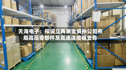 天海电子：拟设立两家全资孙公司布局高压零部件及高速连接器业务