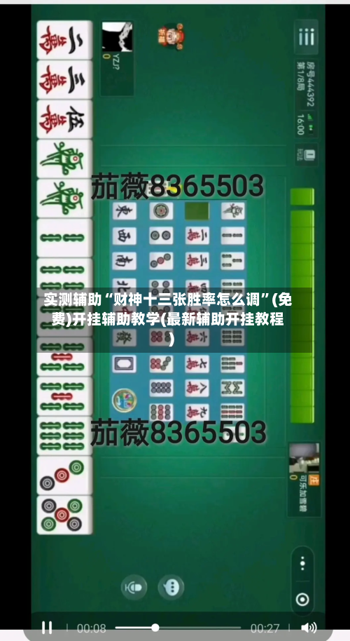 实测辅助“财神十三张胜率怎么调”(免费)开挂辅助教学(最新辅助开挂教程)