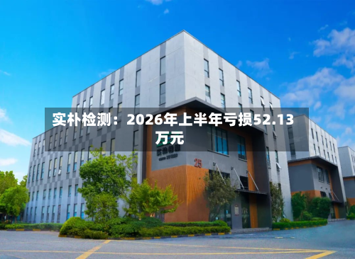 实朴检测：2026年上半年亏损52.13万元-第2张图片