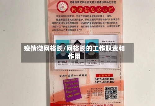 疫情微网格长/网格长的工作职责和作用-第1张图片