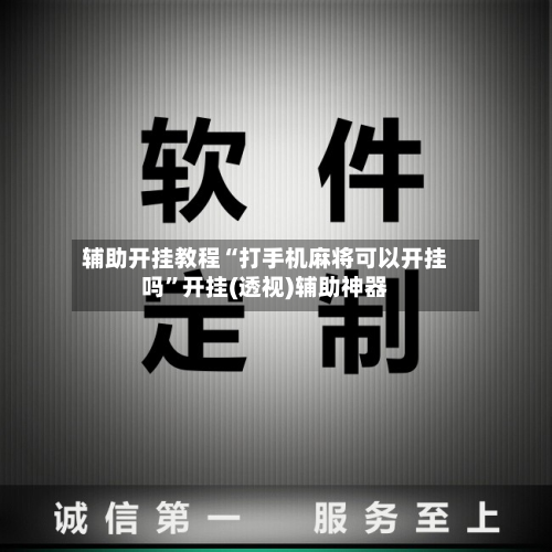 辅助开挂教程“打手机麻将可以开挂吗”开挂(透视)辅助神器-第2张图片