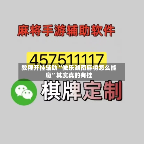 教程开挂辅助“微乐湖南麻将怎么能赢”其实真的有挂-第2张图片