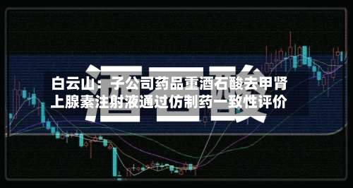 白云山：子公司药品重酒石酸去甲肾上腺素注射液通过仿制药一致性评价-第2张图片